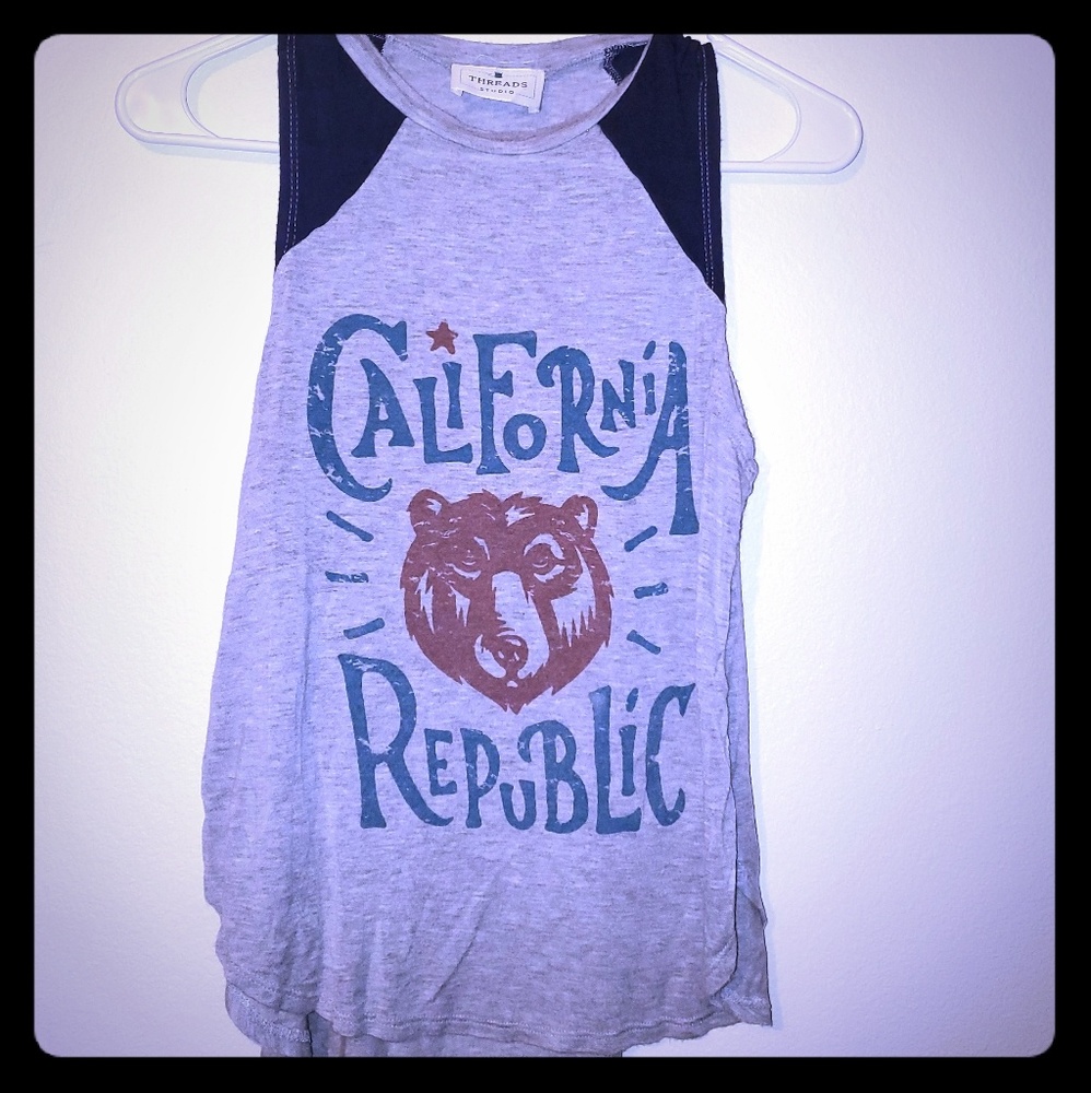 California Republic Threads Shirt with Bear